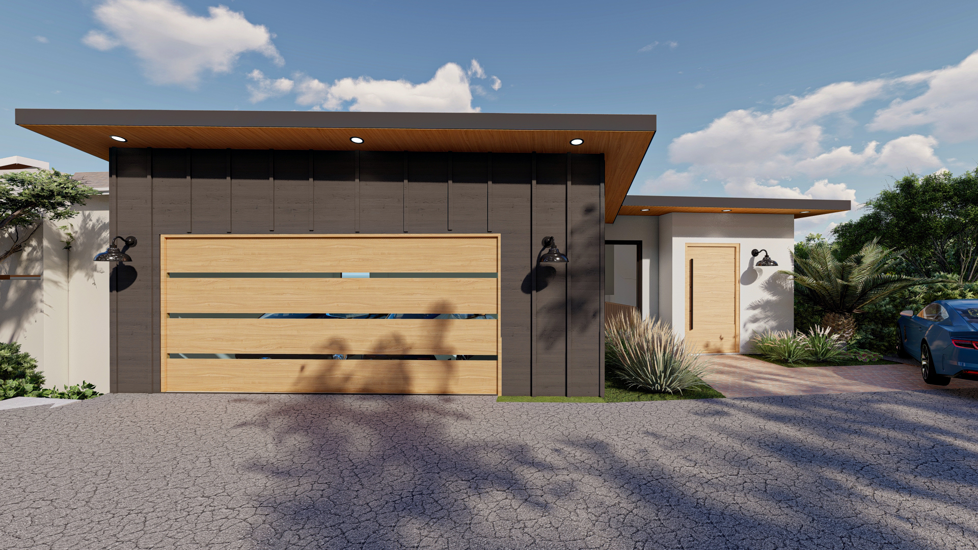 Hillside transition.